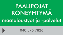 Paalipojat Koneyhtymä logo